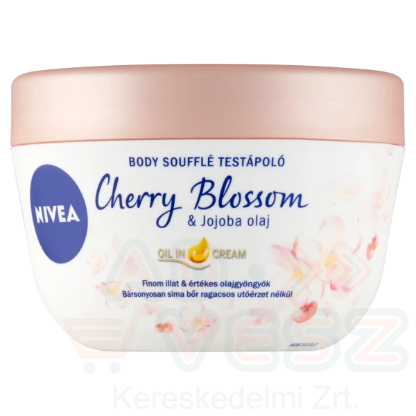 NIVEA testápoló Soufflé 200 ml Cseresznyevirág&Jojobaolaj Kép