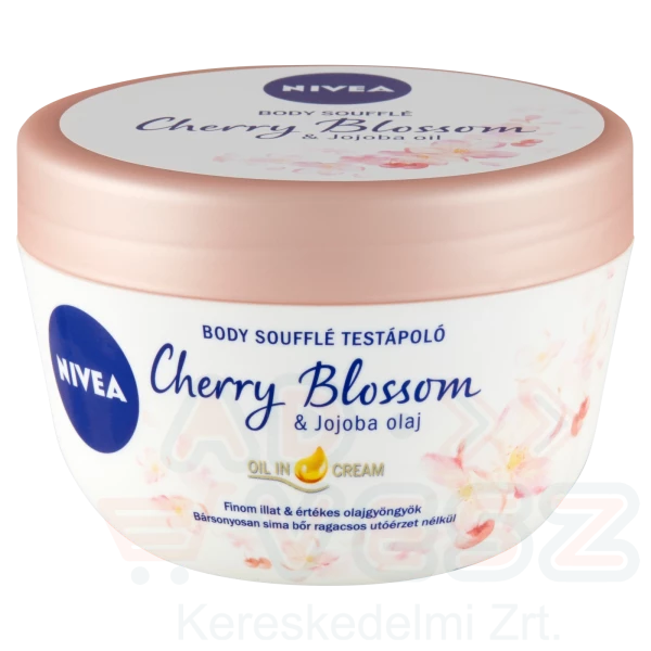 NIVEA testápoló Soufflé 200 ml Cseresznyevirág&Jojobaolaj Kép