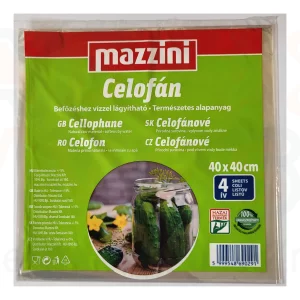 MAZZINI Celofán 4 ív 40x40 cm