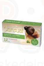 JOANNA Sensual Szőrtelenítő gyantacsík arcra aloe verával - 6x2 db Kép