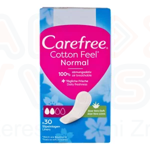 Carefree tisztasági betét 30 db Cotton Feel Normal Aloe