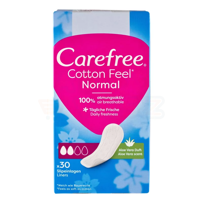 Carefree tisztasági betét 30 db Cotton Feel Normal Aloe Kép