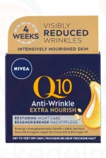 NIVEA Q10 POWER éjszakai arckrém 50 ml tápláló ránctalanító Kép