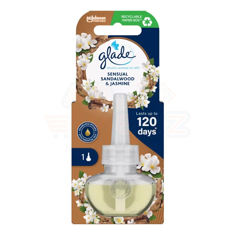 Glade® elektromos utántöltő 20 ml Sensual szantálfa és jázmin Kép