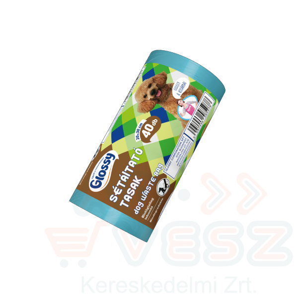 GLOSSY KUTYA PISZOK tasak tekercsben Kép