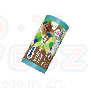 GLOSSY KUTYA PISZOK tasak tekercsben