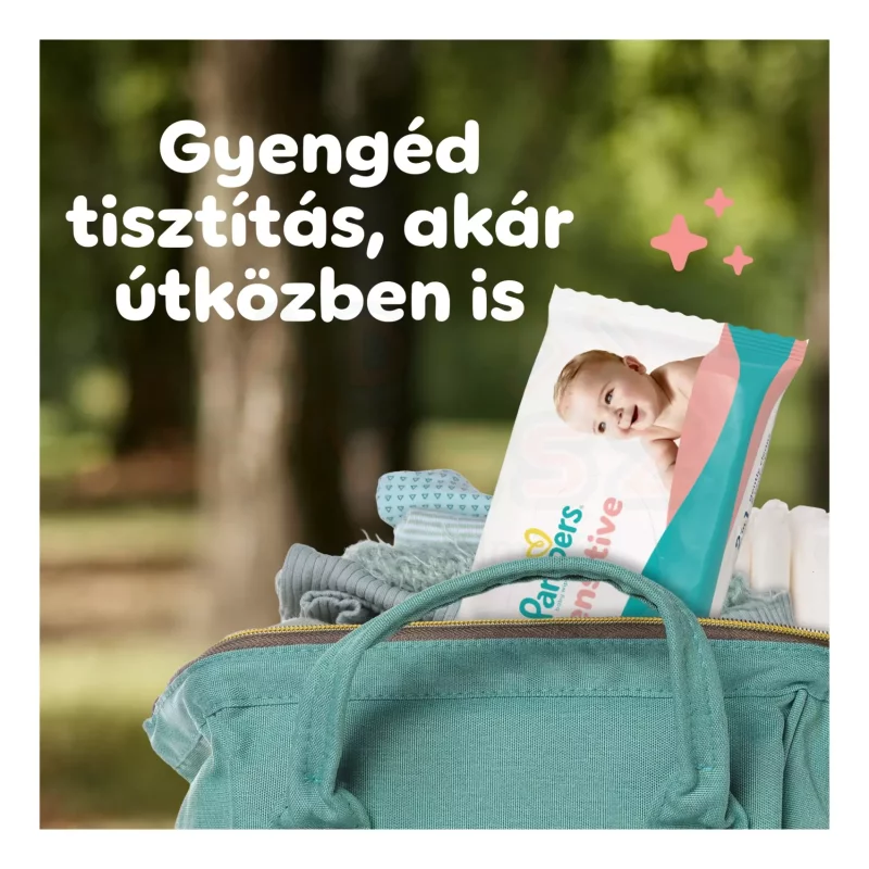 Pampers törlőkendő Sensitive 12x52 db (nem bontható) Kép