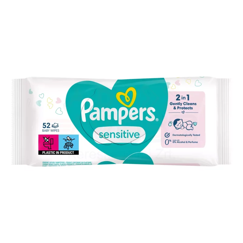Pampers törlőkendő 52 db Sensitive Kép