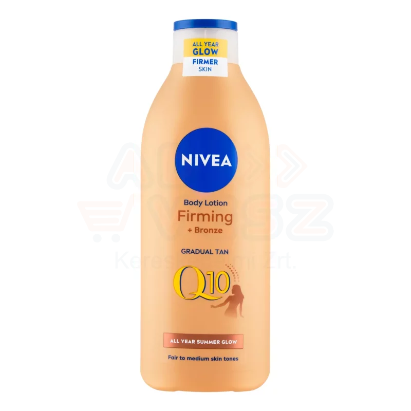 NIVEA testápoló 400 ml Q10 Bőrfeszesítő Önbarnító Kép