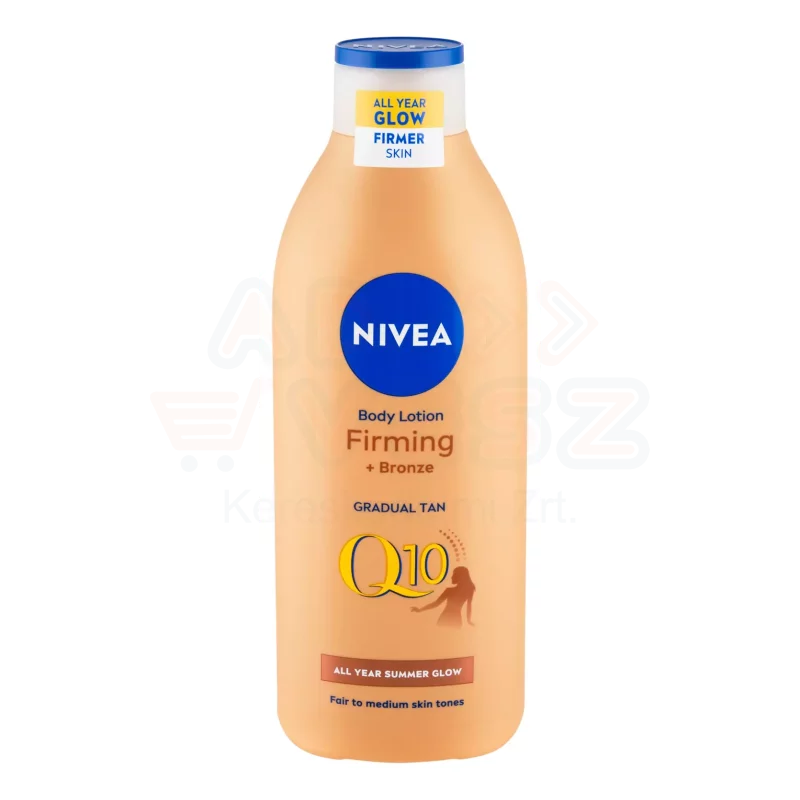 NIVEA testápoló 400 ml Q10 Bőrfeszesítő Önbarnító Kép