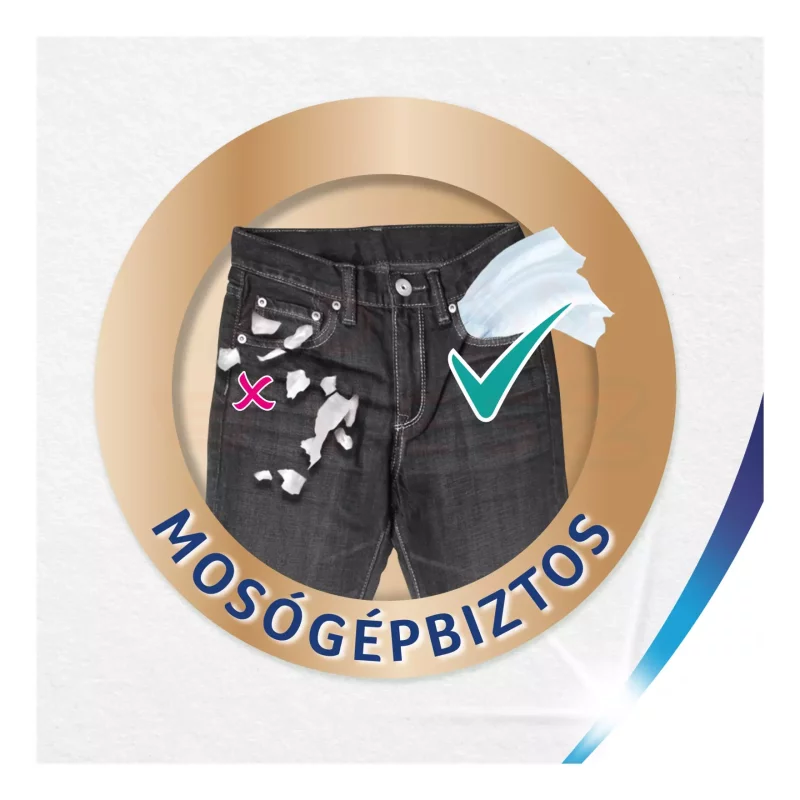 Zewa Softis papírzsebkendő 4 rétegű 10x9 db Soft&Sensitive Kép