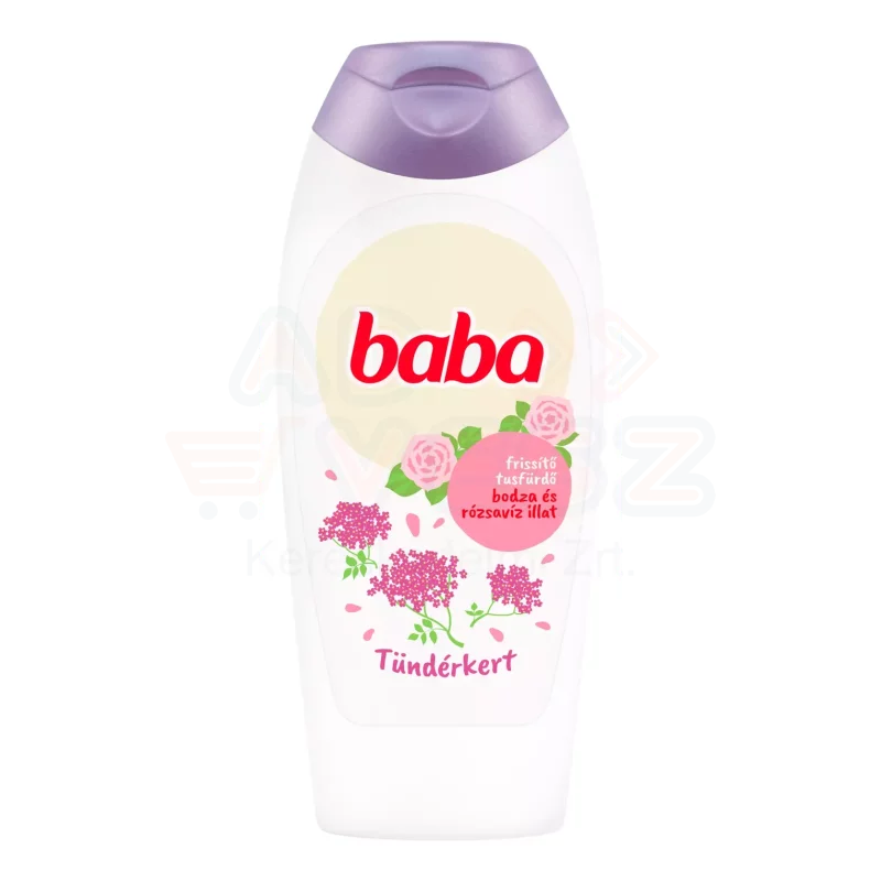 BABA tusfürdő 400 ml Bodza és Rózsavíz Kép