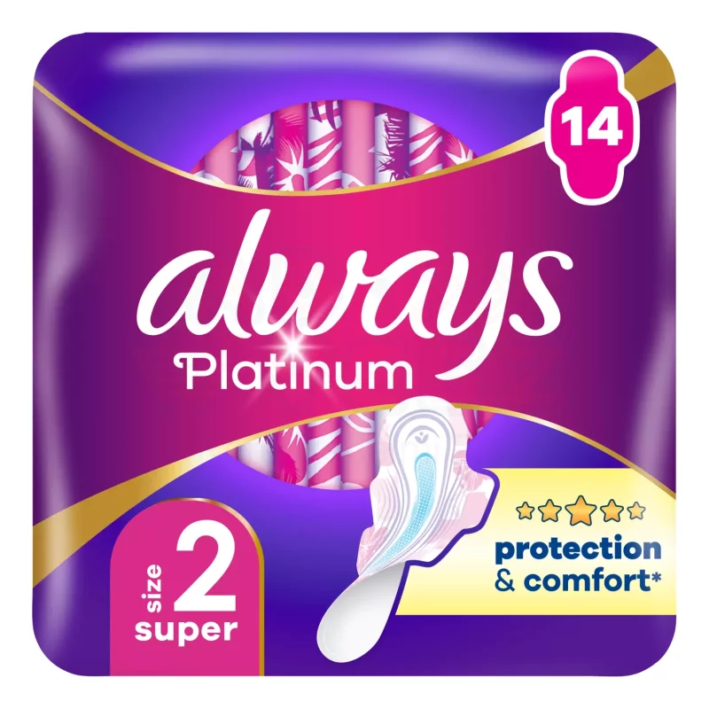 Always egészségügyi betét Ultra Duo Platinum Super 14 Kép