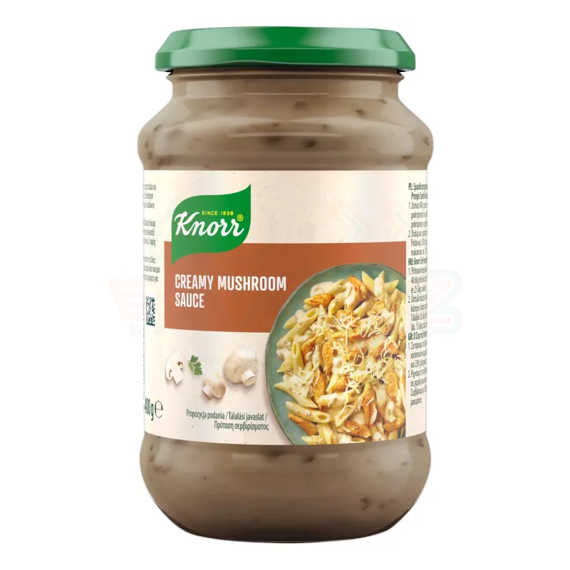 KNORR Üveges szósz 400 g Tejszínes gombás Kép