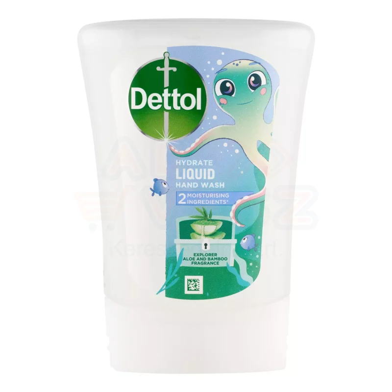 DETTOL érintés nélküli kézmosó utántöltő Aloe Vera 250 ml (KIDS) Kép