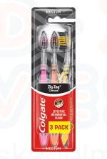 COLGATE fogkefe ZigZag Charcoal TRIO (3 db) Kép
