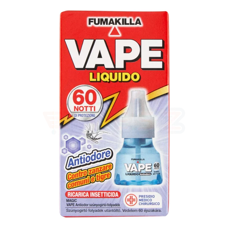 VAPE Antiodor szúnyogirtó utántöltő folyadék 60 éj Kép