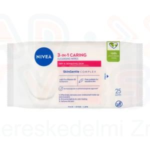 NIVEA arctisztító kendő 25 db Ápoló száraz/érzékeny bőrre
