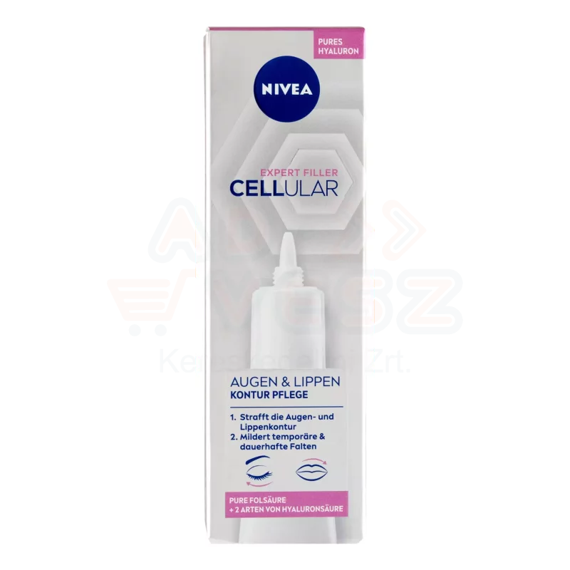 NIVEA Hyaluron Cellular Expert Filler szemkörnyékápoló 15 ml feszesítő Kép