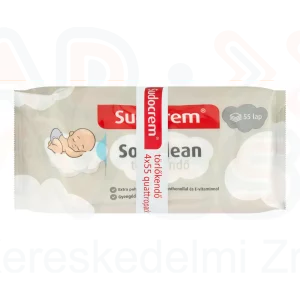 SUDOCREM törlőkendő 4*55 lap Soft clean