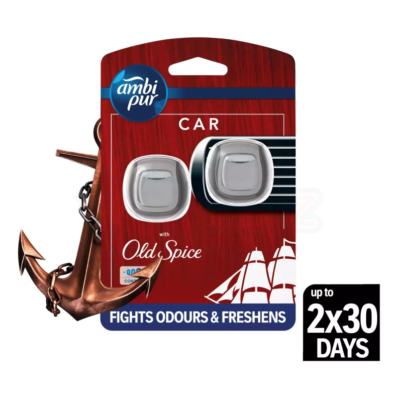 AmbiPur Car autóillatosító 2x2 ml DUO Old Spice Kép