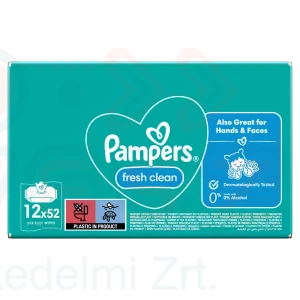 Pampers törlőkendő Fresh Clean 12x52 db (nem bontható)