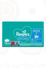 Pampers törlőkendő Fresh Clean 12x52 db (nem bontható) Kép