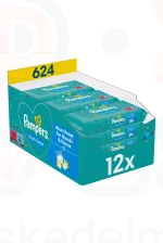 Pampers törlőkendő Fresh Clean 12x52 db (nem bontható) Kép