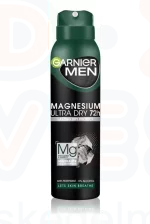 GARNIER MEN Mineral Deo Spray 150 ml Magnesium Ultra Dry 72h Kép