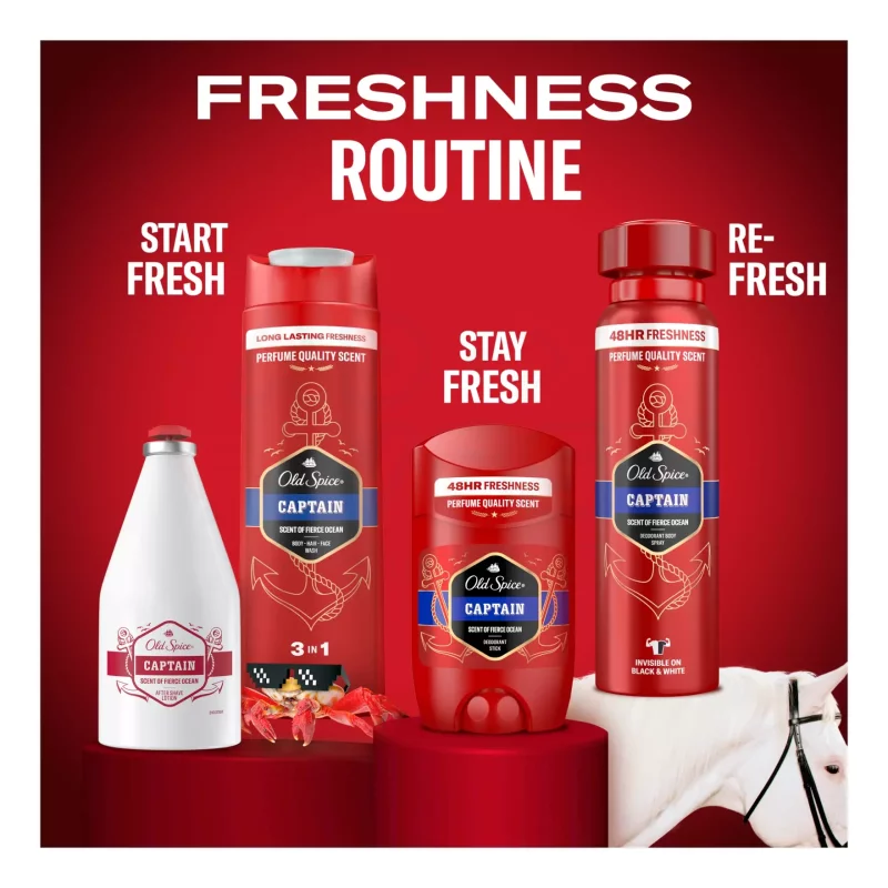 Old Spice arcvíz 100 ml Captain Kép