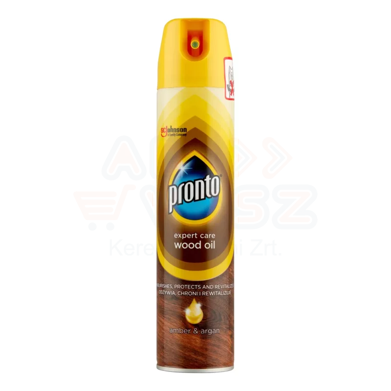 Pronto® Expert Care bútorápoló aeroszol 250 ml Wood Oil Kép
