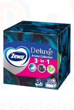 Zewa Deluxe papírzsebkendő 3 rétegű 60 db Aroma Collection - dobozos Kép