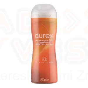 DUREX Massage 2in1 érzéki masszázs zselé és síkosító ylang-ylang-gal 200 ml