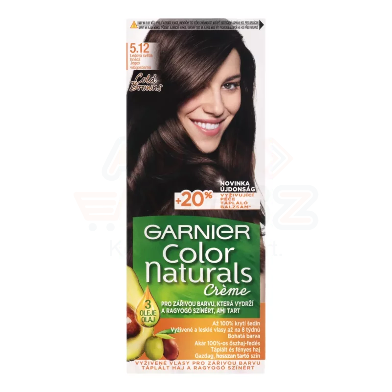 GARNIER Color Naturals Hajfesték 5.12 Jeges Világosbarna Kép