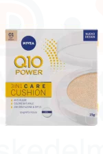 NIVEA Q10 PLUS alapozó Cushion normál tónusú bőrre 15 ml Kép