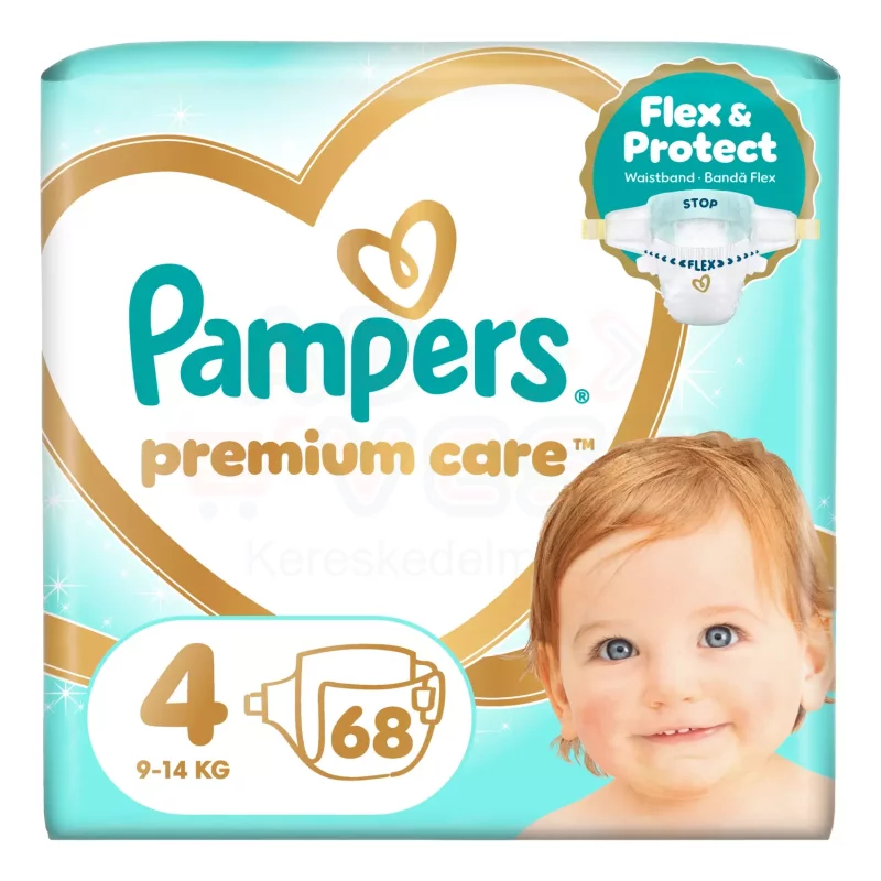Pampers Premium Care pelenka 4méret 68 db Kép