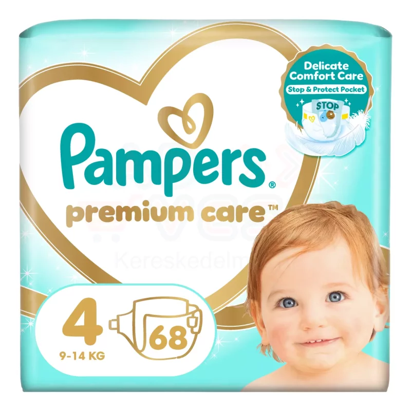 Pampers Premium Care pelenka 4méret 68 db Kép
