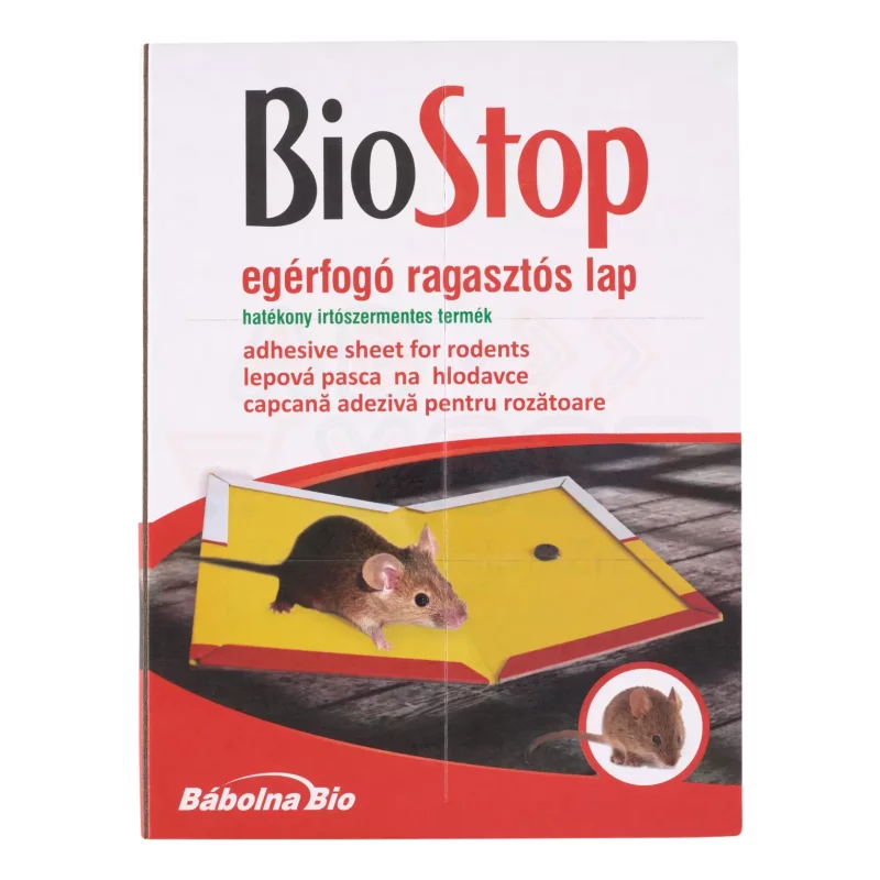 BIOSTOP egérfogó ragasztós lap Kép