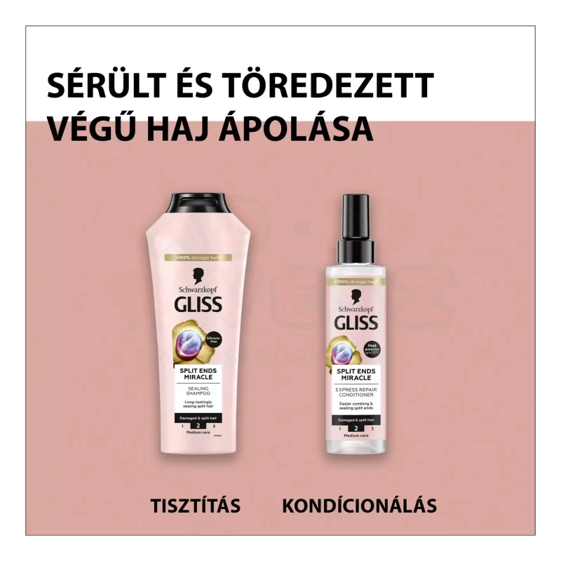 Gliss hajregeneráló sampon 250 ml Split Ends Miracle Kép