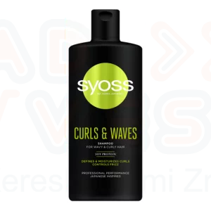 Syoss sampon 440 ml Curls&Waves