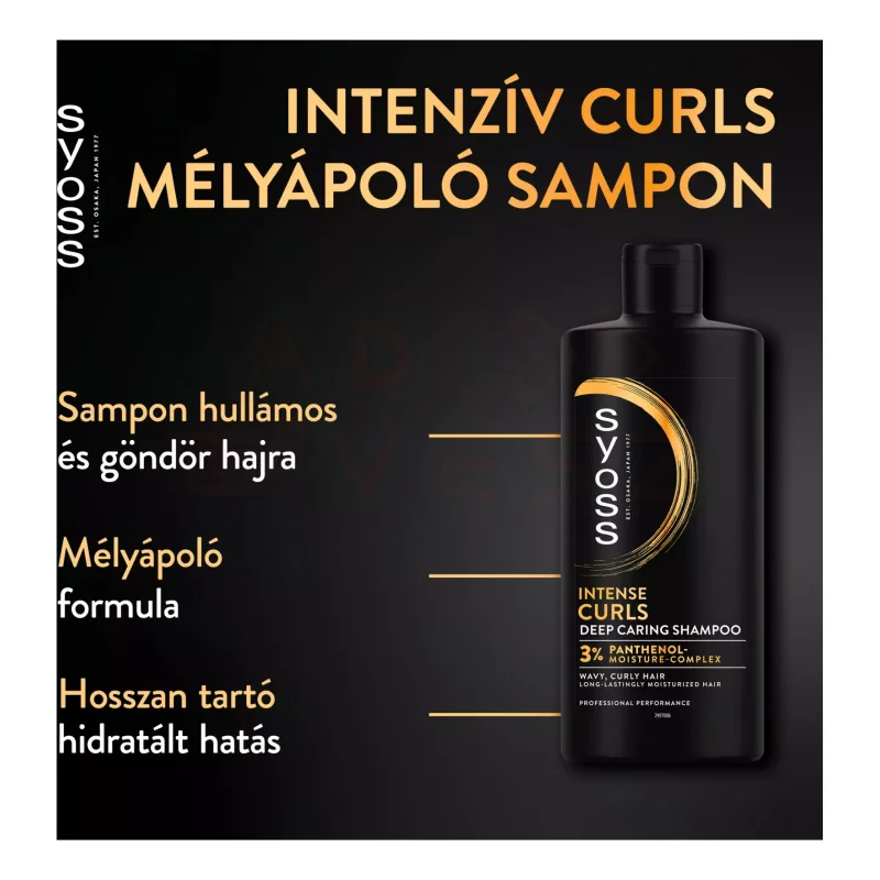 Syoss sampon 440 ml Curls&Waves Kép