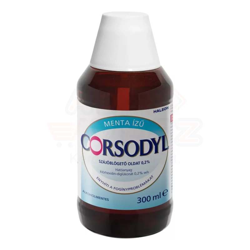 CORSODYL alkoholmentes szájöblögető oldat 300 ml Kép