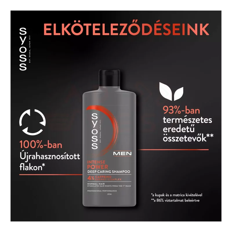 Syoss sampon 440 ml Men Power Kép