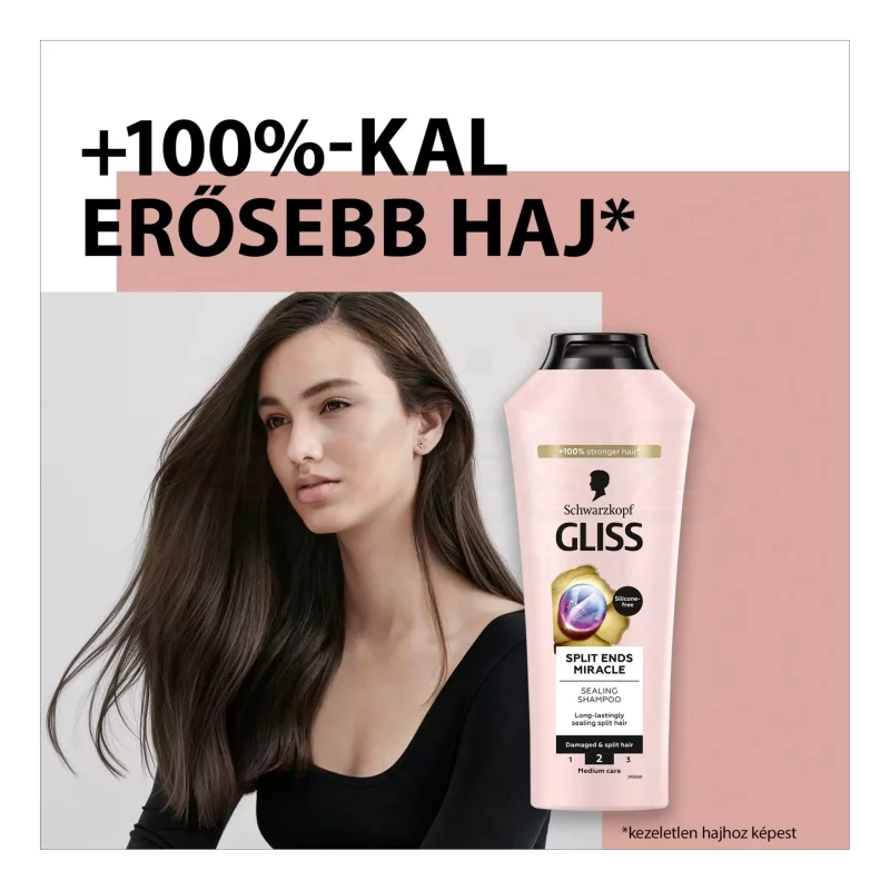 Gliss Kur hajregeneráló sampon 400 ml Split Ends Miracle Kép