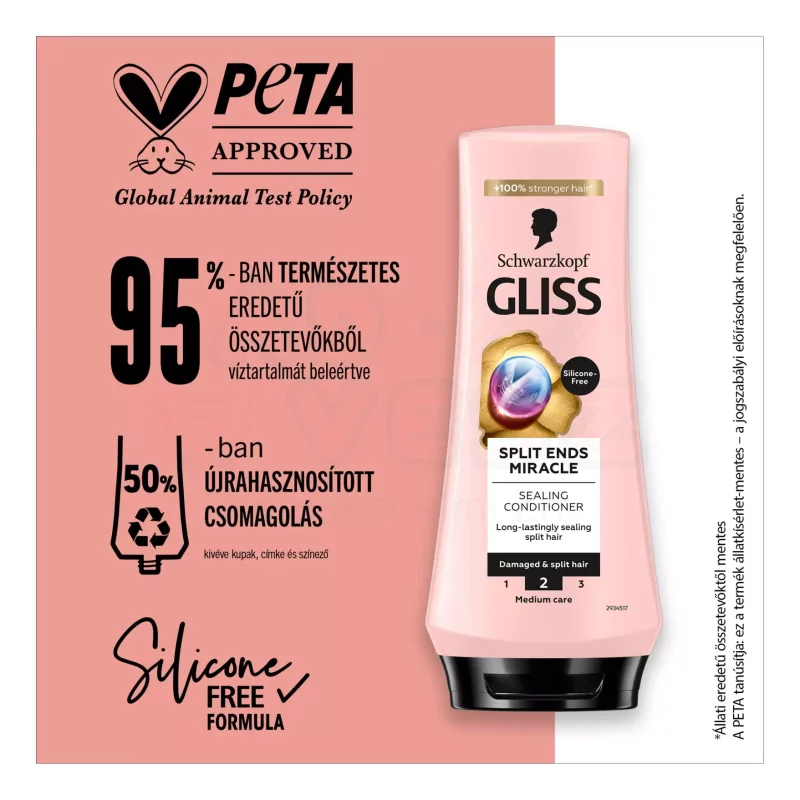 Gliss hajregeneráló balzsam 200 ml Split Ends Miracle Kép