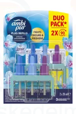 AmbiPur 3Volution elektromos légfrissítő utántöltő DUO Lenor Spring 2x20 ml Kép