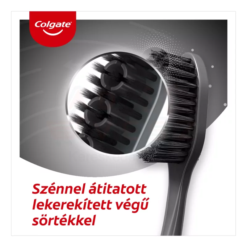 COLGATE fogkefe 360 Black medium Kép