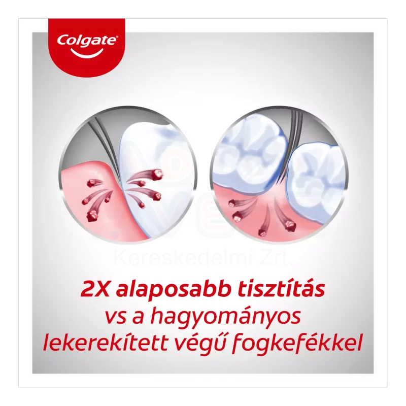 COLGATE fogkefe 360 Black medium Kép