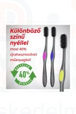 COLGATE fogkefe 360 Black medium Kép