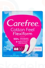 Carefree tisztasági betét 56 db Cotton Feel Flexiform Kép